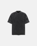 Distressed Washed Zip Sleeve T-Shirt | Inflation Streetwear INFLATION
