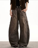 Retro Distressed Cargo Baggy Pants | Inflation Streetwear INFLATION