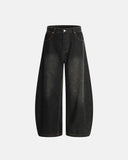 Vintage Leopard Print Barrel Jeans | Inflation Streetwear INFLATION