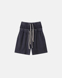 Double Waist Acid Wash Waffle Shorts | Inflation Streetwear INFLATION