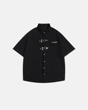 Waffle Shirt with Metal Clasp Detail | Inflation Streetwear INFLATION