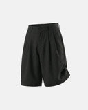 Pinstripe Pleated Tailored Shorts | Inflation Streetwear INFLATION