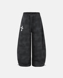 Washed Cross Barrel Sweatpants | Inflation Streetwear INFLATION