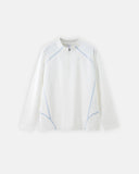 Quick-Dry Quarter Zip Up Long Sleeve Tee | INFLATION Streetwear INFLATION
