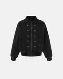 Washed Button-Tab Boxy Workwear Jacket | Inflation Streetwear
