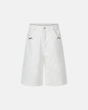 longline shorts with large pockets