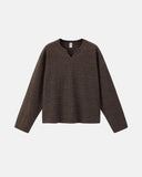 V-neck Long Sleeve Waffle Tees | Inflation Streetwear INFLATION