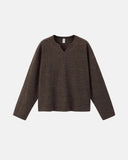 V-neck Long Sleeve Waffle Tees | Inflation Streetwear INFLATION