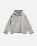 Acid Wash Ripped Boxy Hoodies | Inflation Streetwear INFLATION