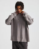 Distressed Aicd Wash Oversized Long Sleeve Tees | Inflation Streetwear INFLATION