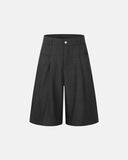 Pleated Wide-Leg Tailored Shorts | Inflation Streetwear INFLATION
