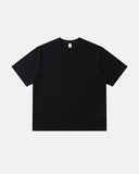 minimalist henley t shirt relaxed fit