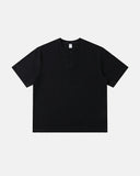 minimalist henley t shirt relaxed fit
