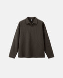 Waffle Long Sleeve Polo Shirts | Inflation Streetwear INFLATION
