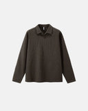 Waffle Long Sleeve Polo Shirts | Inflation Streetwear