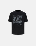 waffle graphic washed t shirt
