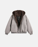 Cleanfit Faux Fur Lined Hooded Padded Jacket | Inflation Streetwear INFLATION
