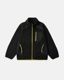 Wavy Fleece Zip-Up Jacket | INFLATION Streetwear INFLATION