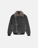 Slanted Clasp Fireman Padded Jacket | Inflation Streetwear INFLATION