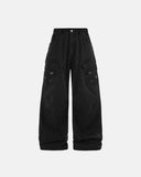Garment Wash Ripped Cargo Pants | Inflation Streetwear INFLATION