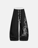 Crinkle Nylon Barrel Track Pants | Inflation Streetwear