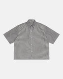 Boxy Striped Short-Sleeve Shirt | Inflation Streetwear INFLATION
