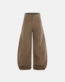 Washed Cotton Barrel Cargo Pants | Inflation Streetwear