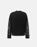 Script Sleeve Graphic Waffle T-Shirt | Inflation Streetwear
