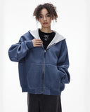 Contrast Color Liner Comfy Zip Up Hoodies | Inflation Streetwear INFLATION
