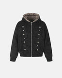 Faux Fur Hooded Bomber Jacket | Inflation Streetwear