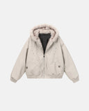 Faux Fur Collar PU Leather Jacket | Inflation Streetwear