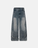 Retro Washed Wide Leg Baggy Jeans | Inflation Streetwear INFLATION