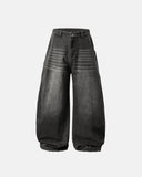 INFLATION Washed Barrel Baggy Jeans INFLATION