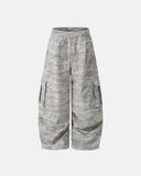 Camouflage Cargo Barrel Pants | Inflation Streetwear INFLATION