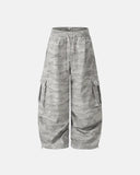 Camouflage Cargo Barrel Pants | Inflation Streetwear INFLATION