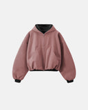 Plush Lining Cropped Hooded Jacket | Inflation Streetwear INFLATION