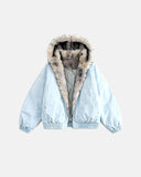 Faux Fur Lined Padded Bomber Jacket | Inflation Streetwear INFLATION