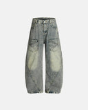 Stitching Multi Pockets Baggy Jeans | Inflation Streetwear INFLATION