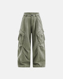 Baggy Cargo Pants with Multiple Pockets | Inflation Streetwear INFLATION
