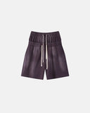 320gsm cotton washed sweat shorts men