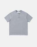 old money henley collar t-shirt men