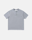 old money henley collar t-shirt men