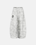 Washed Cross Barrel Sweatpants | Inflation Streetwear INFLATION