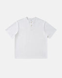 old money henley collar t-shirt men