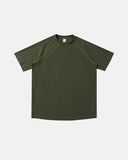 Contrast Color Stiching Stretch T-shirt | Inflation Streetwear INFLATION