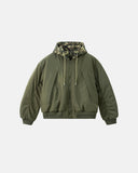 Detachable Layered Camo Bomber Jacket | Inflation Streetwear INFLATION