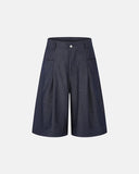 Pleated Wide-Leg Tailored Shorts | Inflation Streetwear INFLATION
