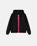Contrast Chunky Zip Up Hoodie | Inflation Streetwear