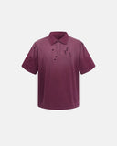 distressed ripped washed polo t shirt