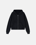 Vintage Washed Waffle Zip Up Hoodie | Inflation Streetwear